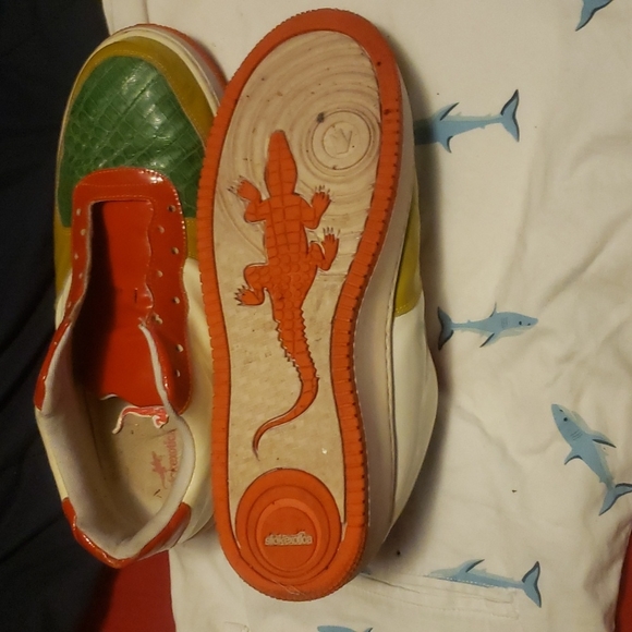 Used mens Slick Exotica size 14 Sneakers made 10/05 VINTAGE - Picture 4 of 8